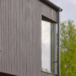 Hietasaaren Veisto, Asuntomessut Oulu 2025 ulkokuva jossa ulkoverhouspaneeli